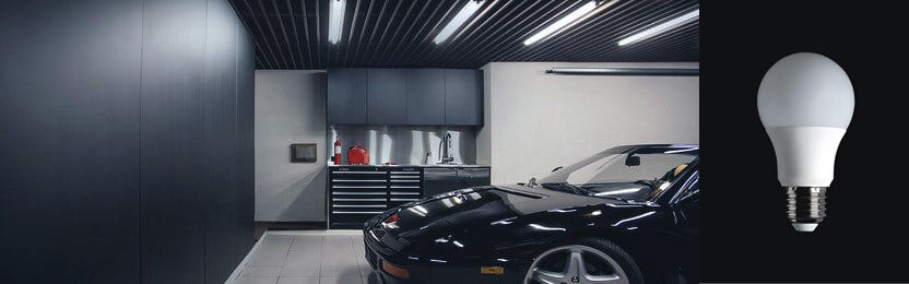 LED lighting is economical and eco-friendly for a garage