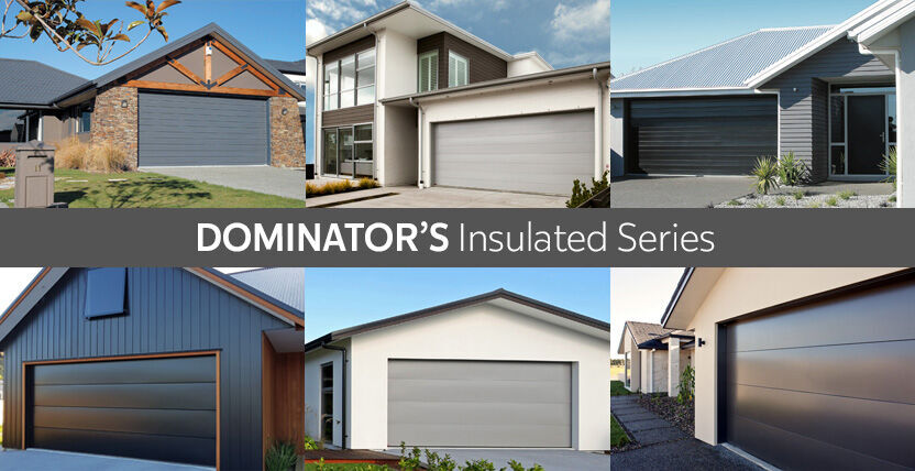 Dominator's Insulated Series sectional garage doors